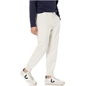 Men’s Slim Fit Jogger Pants Stone Medium Stretch Cotton NWT